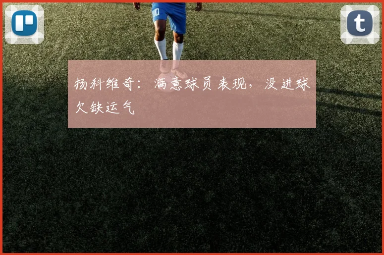 扬科维奇：满意球员表现，没进球欠缺运气